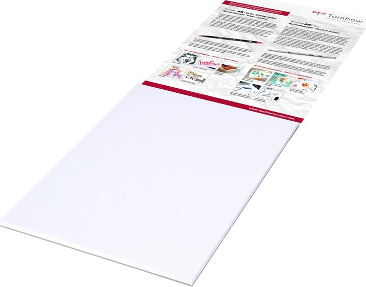 Image du produit Tombow Carton à dessin Bristol (A4, Blanc, Couverture souple)