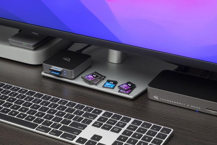 Produktbild OWC Atlas Dual CFexpress + SD Card Reader (USB 3.2 Gen 2, USB-C)