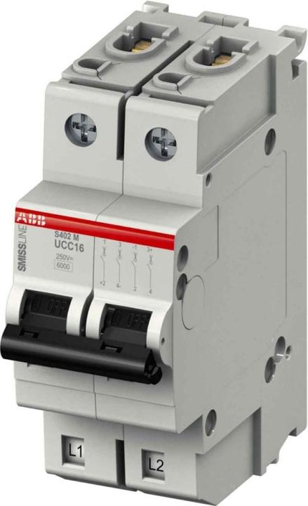 ABB S402M-UCC20 S402M-UCC20 C,20A,250V DC,2 pôles,Icu=10k A