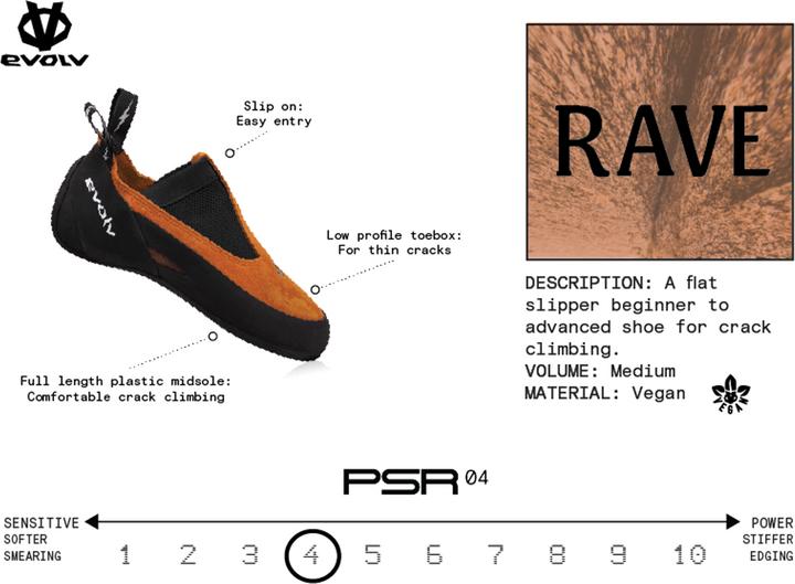 Actual product image Evolv Rave climbing shoes (42)