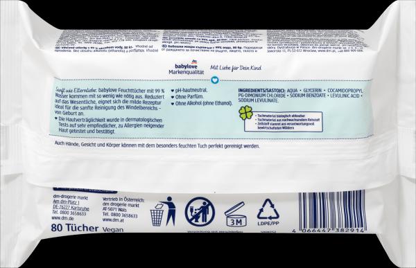 Actual product image dm babylove Wet wipes (320 Piece)