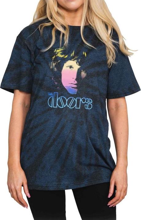 Actual product image The Doors Unisex Adult Jim Gradient Tie Dye T-Shirt (XL)