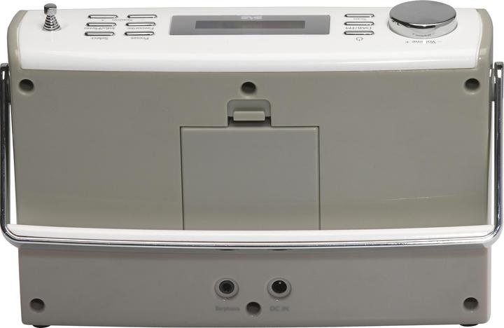 Image du produit Denver DAB-37GREY Récepteur radio portable numérique gris, blanc (DAB+ DAB, FM)