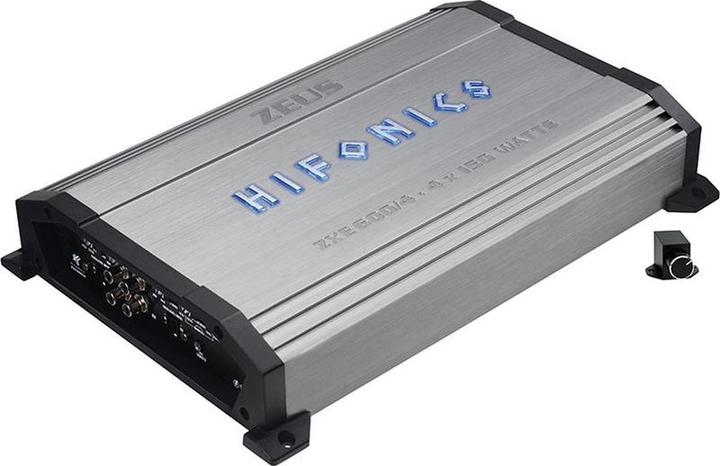 Actual product image Hifonics ZXE600/4 - Car amplifier - 4 channel amplifier for speakers - 4x 100 Watt RMS - Zeus series