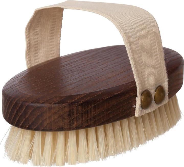Bürstenhaus Redecker Thermo-Massagebürste helle Borste mit Gurt