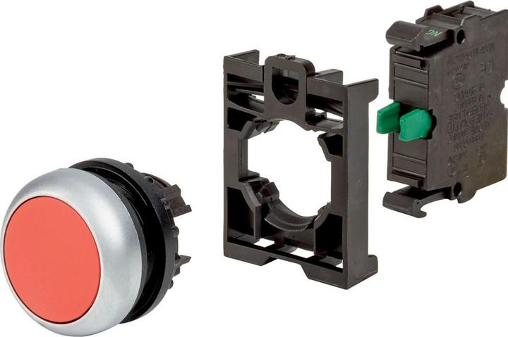 Image du produit Eaton M22-D-R-K10-BVP Bouton-poussoir bague frontale plastique 1 pc.