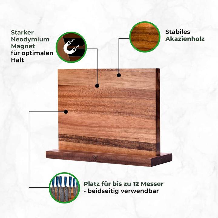 Actual product image Küchenkompane Shiburu knife set with knife block