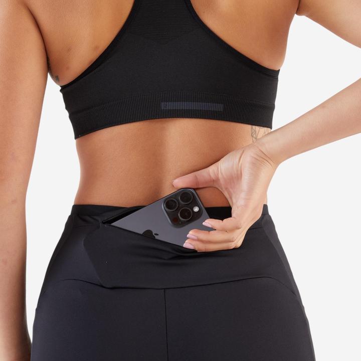 Actual product image Kiprun Lauftights lang Damen - 500 Comfort schwarz (W35)
