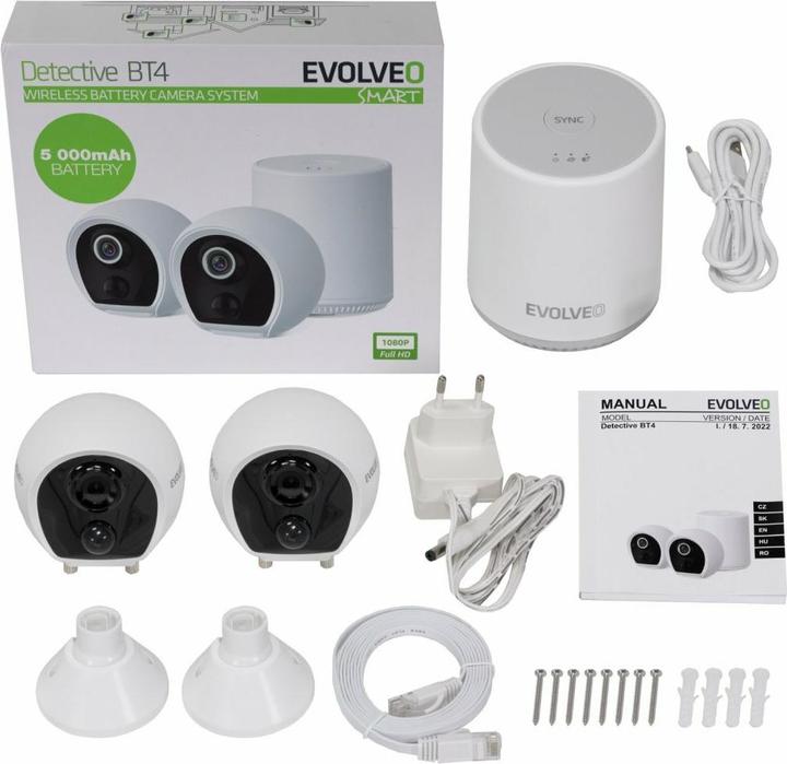 Immagine prodotto Evolveo Sistema di controllo della temperatura Detective BT4 SMART (Videoregistratore di rete (NVR))