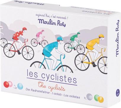Produktbild Moulin Roty Spiel mit 6 Radrennfahrern und Murmeln