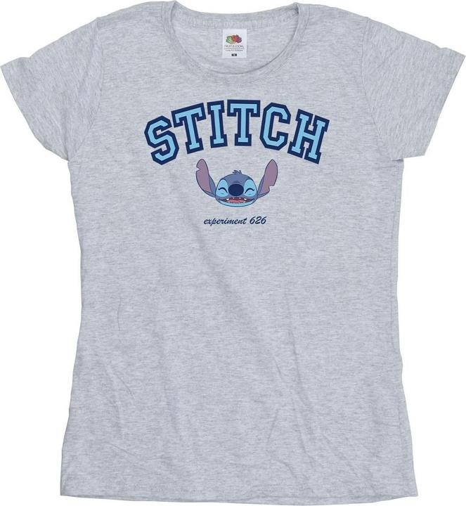 Image du produit Disney - T-shirt LILO AND STITCH COLLEGIAL - Femme (M)
