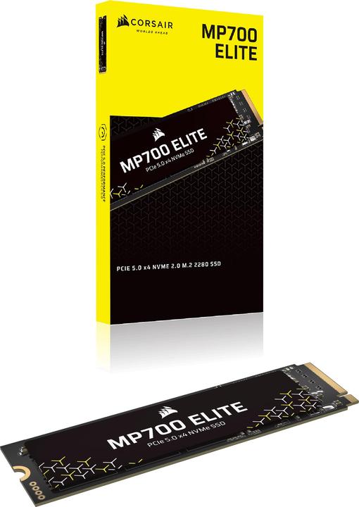Produktbild Corsair SSD 1TB M.2 PCI-E NVMe Gen5 MP700 Elite NH (1000 GB, M.2 2280)