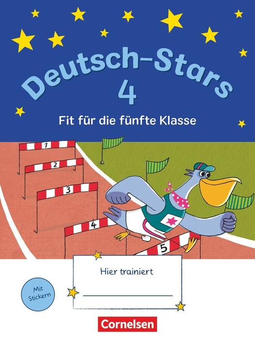 Image du produit Deutsch-Stars 4. Schuljahr. Allgemeine Ausgabe. Fit für die 5. Klasse. Übungsheft. Mit Lösu (Allemand, Côte d'Ursula, 2019)