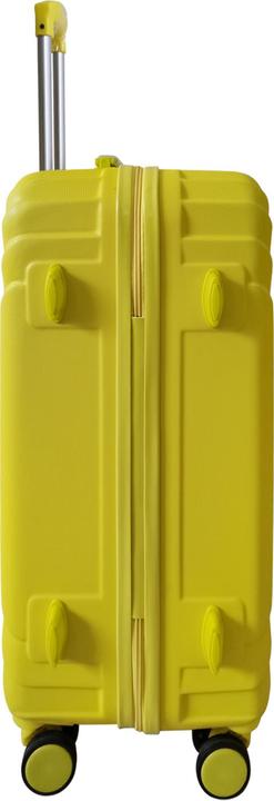 Produktbild NTK-Collection Hartschalenkoffer 4er-Set Mabell Gelb (115 l, Handgepäck (bis 50l), M (50 - 90l), L (90 - 115l), XL (ab 115l))