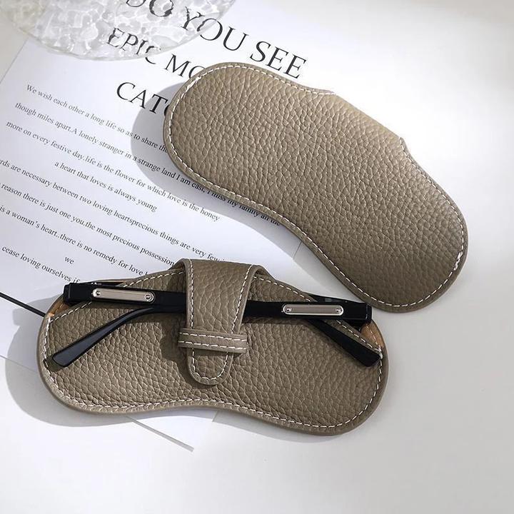 Produktbild Only-Bags.Store PU Leder tragbare Brillen Tasche Sonnenbrille Lagerung Taschen Auto Brille Schutzhülle