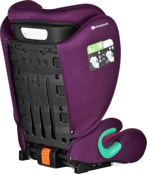 Immagine prodotto KinderKraft Junior Fix 2 I-Size Cherry Pearl (Seggiolino per bambini, ECE R129/i-Size Standard)