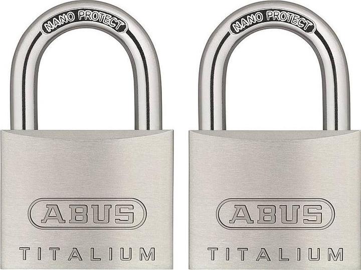Actual product image Abus SBTit. curtains.64TI/40 TWINS in TITALIUM