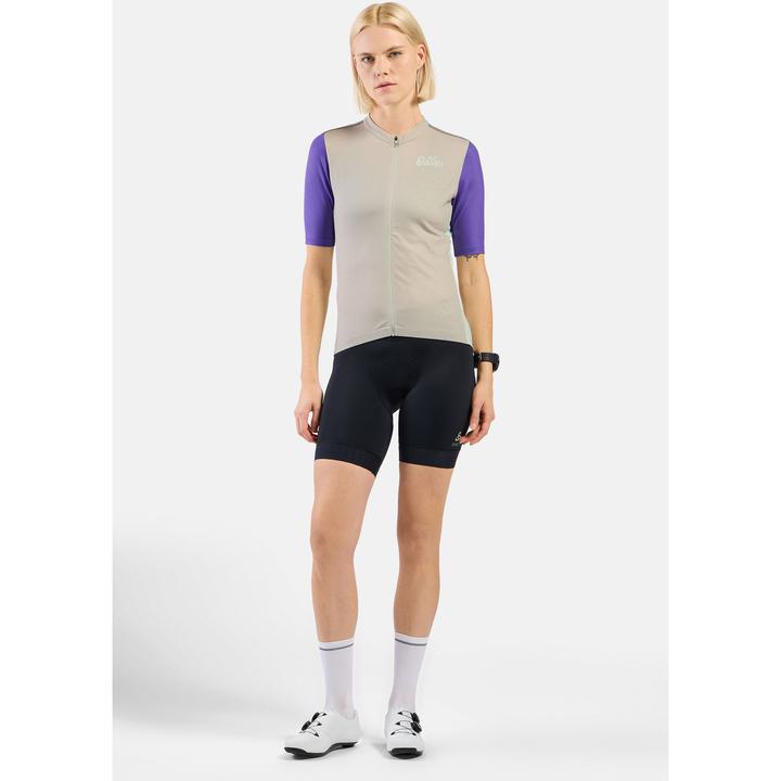 Image du produit Odlo Women's Essential Heritage Print Shirt S/S FZ (M)