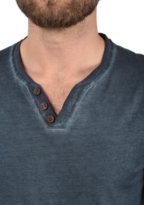 Actual product image Solid Tinox Men's Longsleeve With V-Neck Made Of 100% Cotton (M)