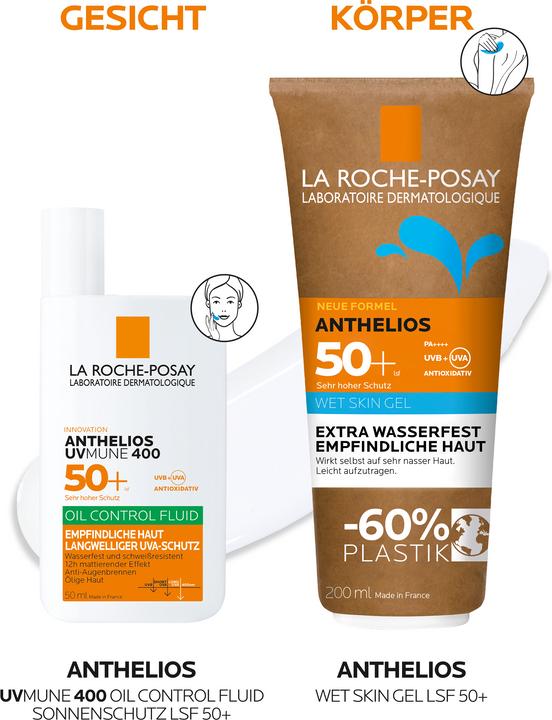 Actual product image La Roche Posay Anthelios UV Mune Oil Control Fluid (Sun cream face, SPF 50+, 50 ml, 49 g)
