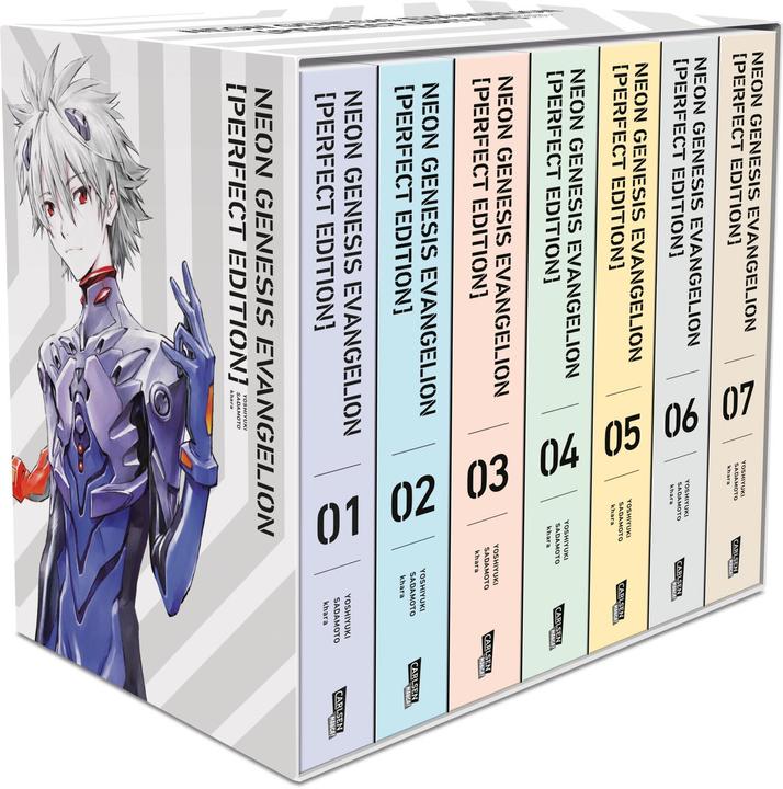 Image du produit Neon Genesis Evangelion - Perfect Edition, Bände 1-7 im Sammelschuber mit Extras (Allemand, Yoshiyuki Sadamoto Sadamoto, 2023)