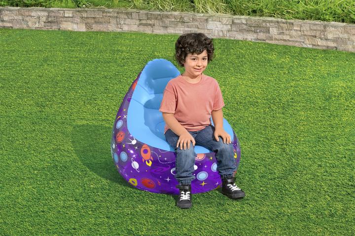 Actual product image Bestway Astro Glow LED Kids Inflatable Air Chair