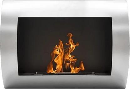 Cachfires Design Bioethanol Wandkamin „Ocean*, Edelstahl