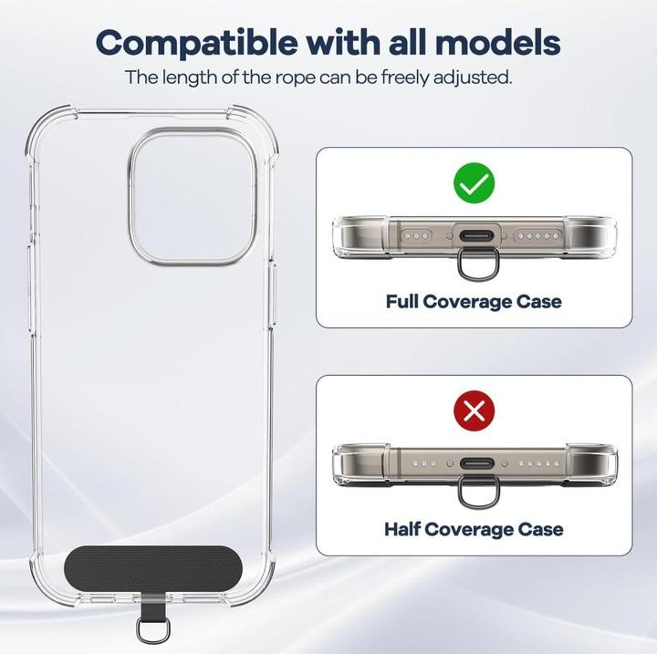Image du produit Screenguard Universal Necklace Handykette für Smartphone Hüllen