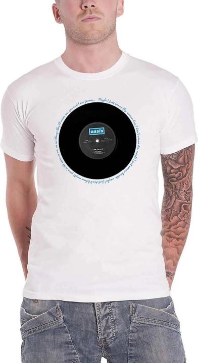 Actual product image Oasis Unisex Adult Live Forever Single T-Shirt (XL)