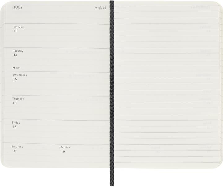 Actual product image Moleskine Taschenagenda Weekly (A6, English)