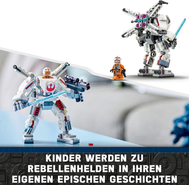 Actual product image LEGO Luke Skywalker's X-Wing Mech (75390, LEGO Star Wars)