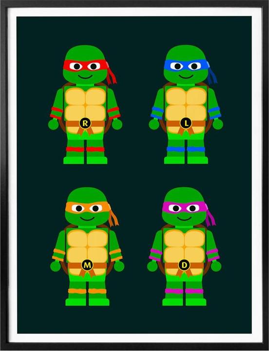 Immagine prodotto Trenddeko Giocattolo Teenage Mutant Ninja Turtles (50 x 60 cm)