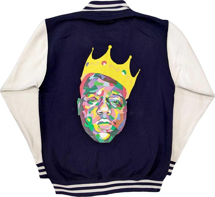 Actual product image Biggie Smalls Unisex Adult Crown Varsity Jacket (L)