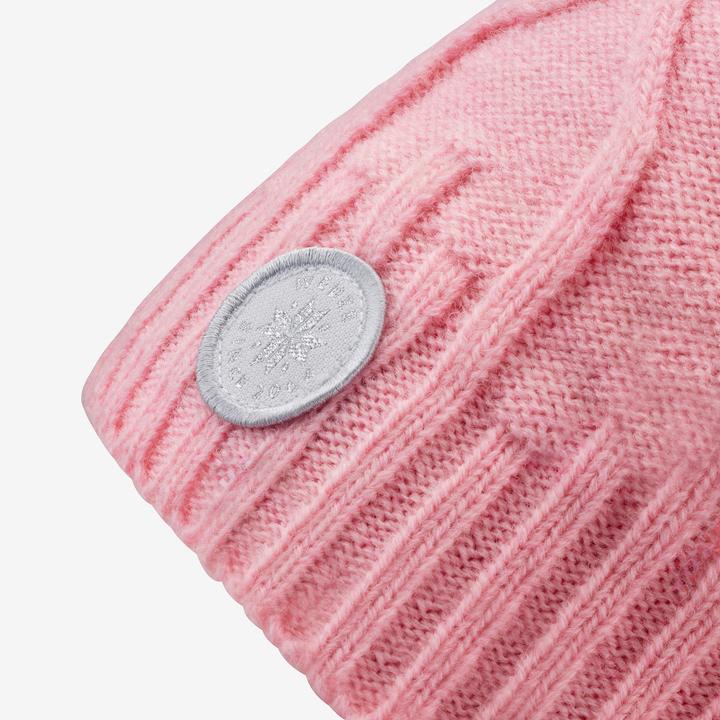 Produktbild Wedze Mütze Erwachsene Zopfmuster - Fur Virgin rosa