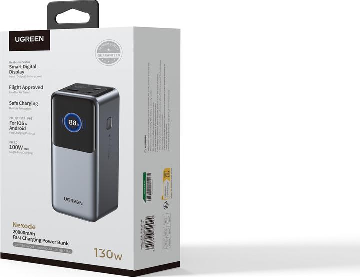 Produktbild Ugreen Nexode (20000 mAh, 130 W, 72 Wh)
