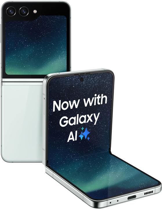 Produktbild Samsung Galaxy Z Flip 5 (256 GB, Mint, 6.70", SIM + eSIM, 12 Mpx, 5G)