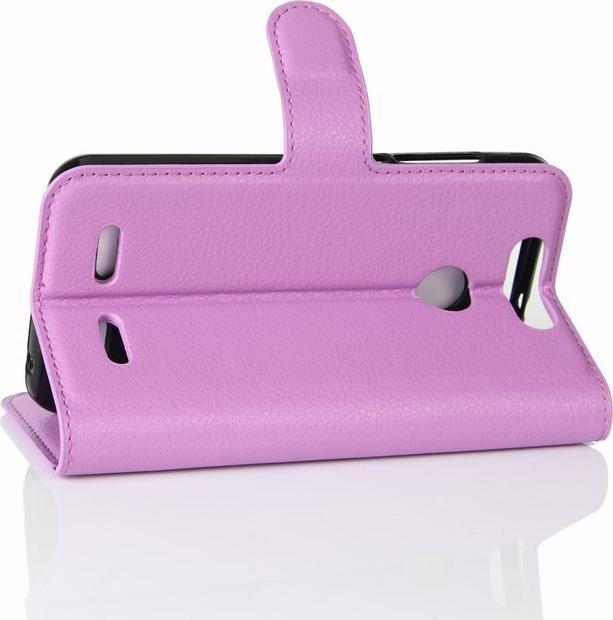Actual product image MU Classic Litchi leather case (ZTE Blade V8 Lite)