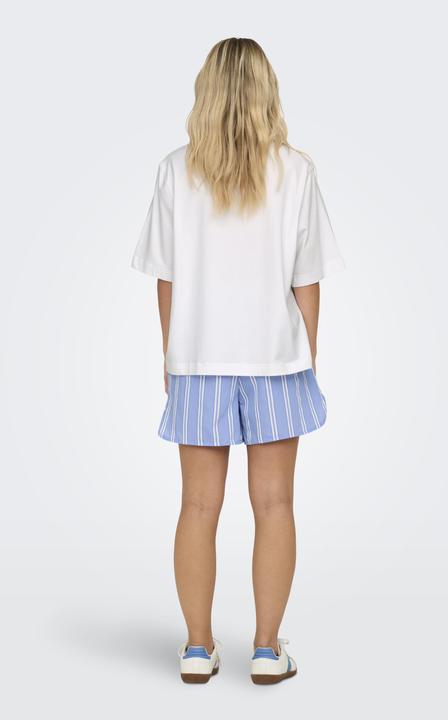 Immagine prodotto Only T-shirt loose fit con scollo rotondo e maniche a pipistrello (XS)