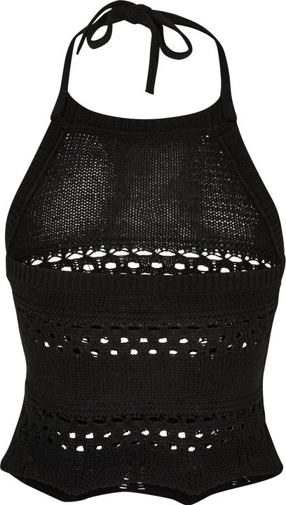 Immagine prodotto Urban Classics Top corto da donna in maglia all'uncinetto con collo alto (XXL)