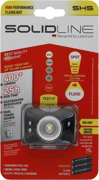 Actual product image Ledlenser Solidline SH5 (350 lm)