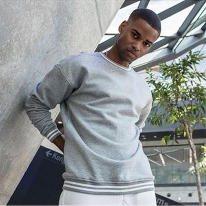 Actual product image Build Your Brand College Sweatshirt Crew Neck (4XL)