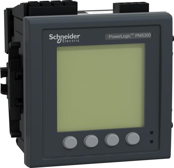 Actual product image Schneider Electric PM5300 Power Meter, Serial, 2DI-2DO, MID