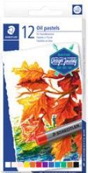 Immagine prodotto Staedtler Pastelli a olio Design Journey, scatola di cartone impermeabile da 36 pezzi, diametro: 11 mm (Multicolore, 36 x)