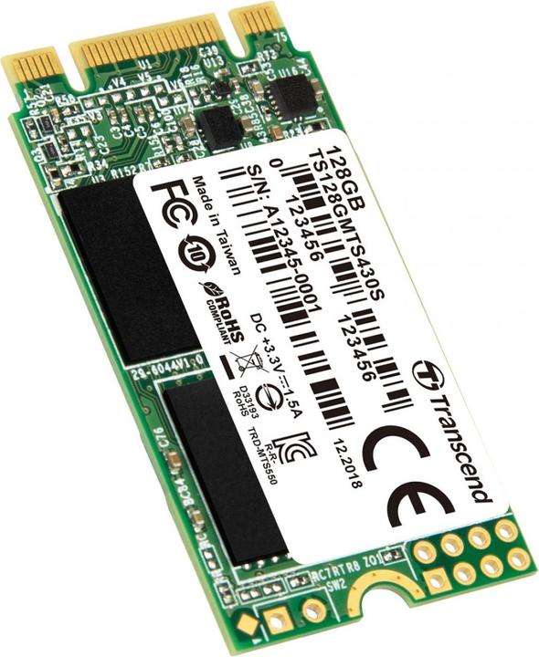Actual product image Transcend 430S (128 GB, M.2 2242)