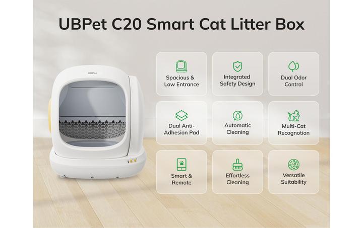 Produktbild UBPet Selbstreinigende Katzentoilette (Selbstreinigendes Katzenklo)