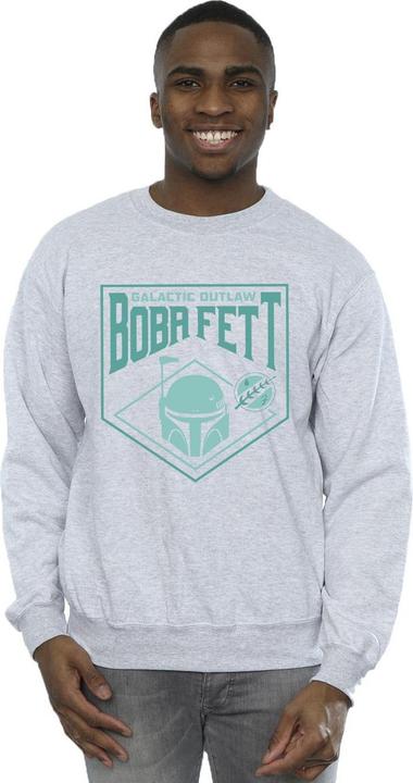 Immagine prodotto Star Wars The Book Of Boba Fett Galactic Helm Chest Felpa Uomo (L)
