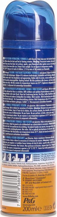 Produktbild Gillette Fusion ProGlide (200 ml, Rasiergel, Rasierschaum)