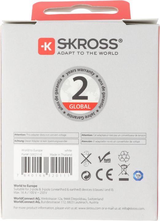 Produktbild Skross World to Europe