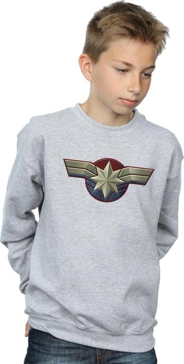 Actual product image Boys Captain Chest Emblem Sweatshirt (128)