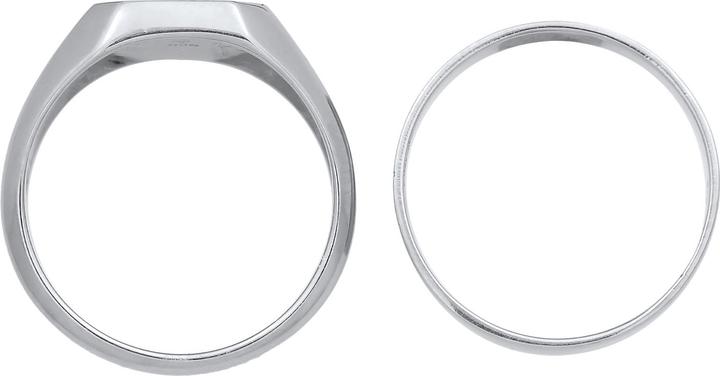 Actual product image Kuzzoi Ring Set, Signet Ring (66, 925 Silver)
